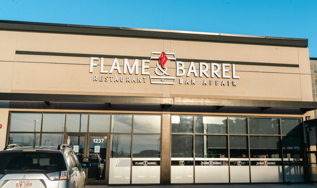 Flame & Barrel Windermere Restaurant Exterior